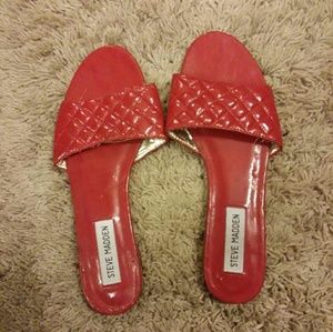Steve Madden Red Sandals